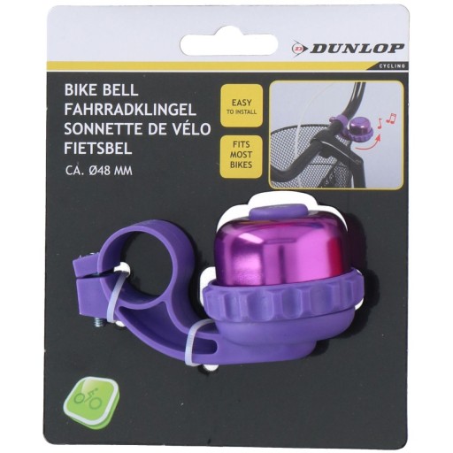 BIKE ZVON PRIEMER 48MM DUNLOP FIALOVÝ
