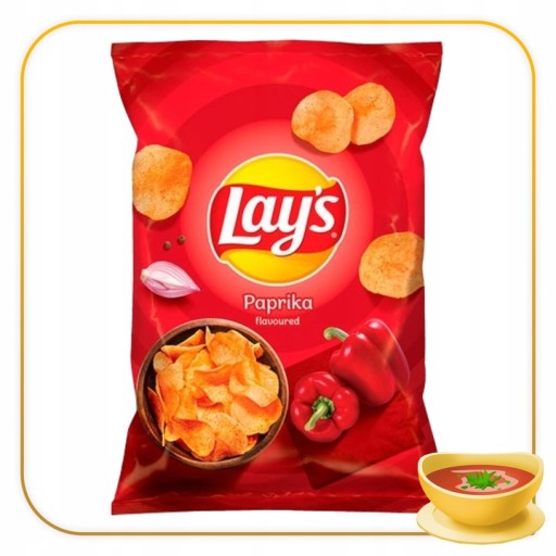 Paprikové lupienky LAYS 130g