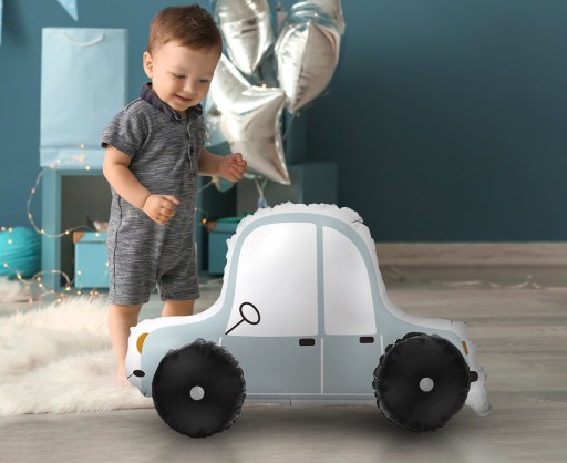Balónik do auta Auto Toy Birthday trojrozmerná 3D fólia 72x43x42 cm