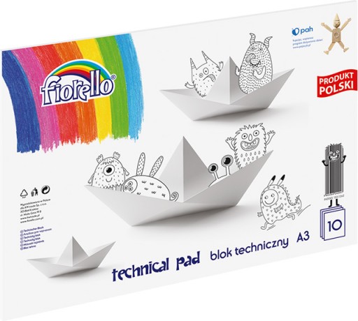 Technická podložka Fiorello A3, 10 listov