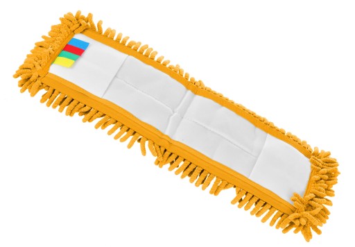 MOP STOCK PLOCHÉ MIKROVLÁKNO ŽENILKA LUX HRUBÁ N ORANŽOVÁ