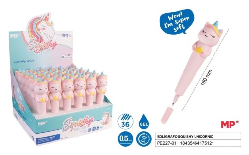 RUŽOVÝ JEDNOROŽEC BALLPOINT ANTISTRESOVÝ MP