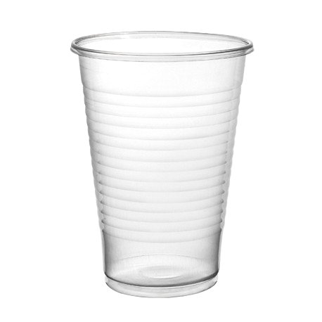 Priehľadný plastový pohár 200ml, 100 kusov