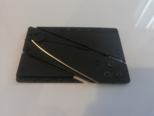 KNIFE Rozšíriteľná skladacia KREDITNÁ KARTA PREŽITIA