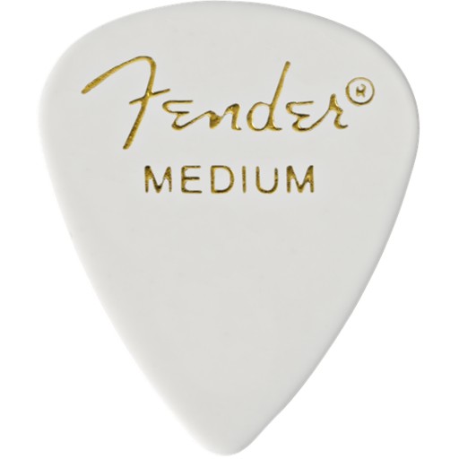 Gitarové trsátko Fender Classic White Medium