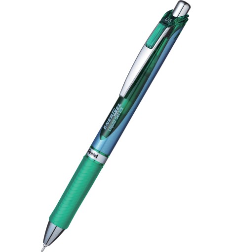 Pentel Energel automatické guľôčkové pero zelené 0,5 mm Bln75-D