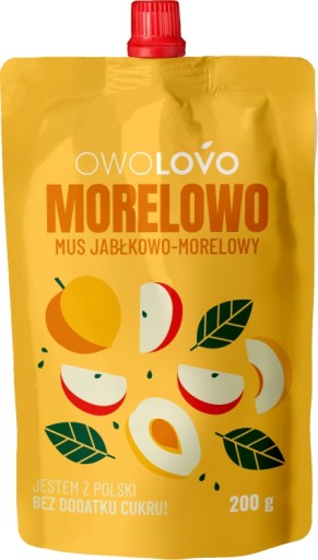 Jablkovo-marhuľová pena 200g OWOLOVO