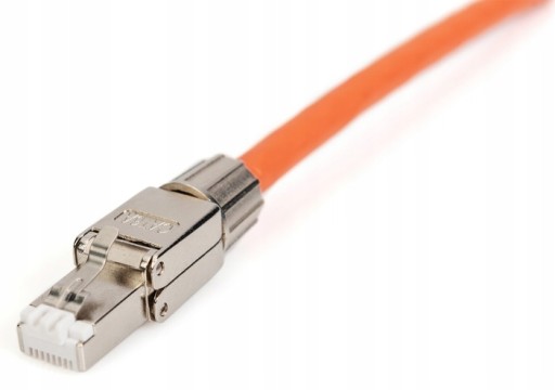 RJ45 cat.6A STP FTP konektor, bez náradia, 10Gb POE+