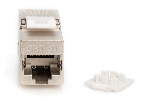 Keystone RJ45 STP kat.6A zásuvka, bez náradia