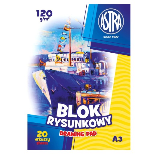ASTRAPAP podložka na kreslenie A3 120g