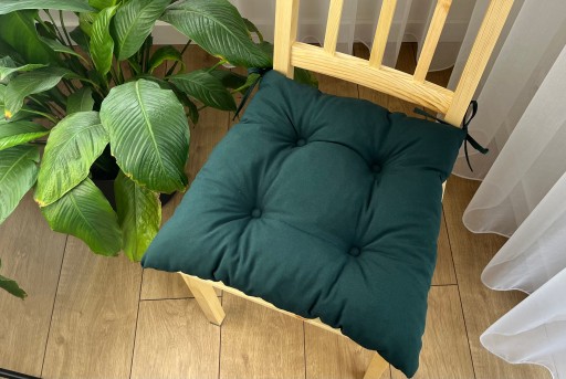 TRAPEZO podsedák na stoličku, BOTTLE GREEN