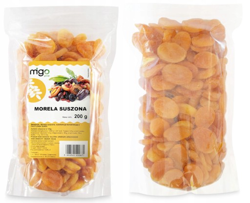 Prírodné sušené MARHULE 200 g - LIGHT - MIGOgroup