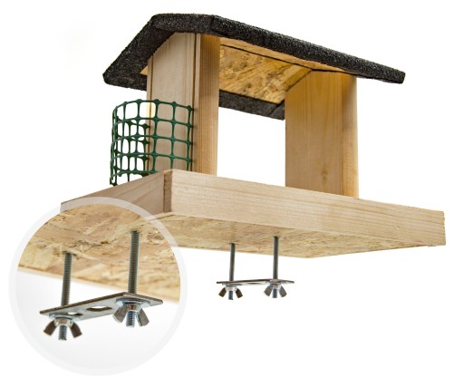 KĽÚČOVÁ SVORKA NA KRMÍTKO BOX PRE DIVIAKY VTÁKY BALKÓN