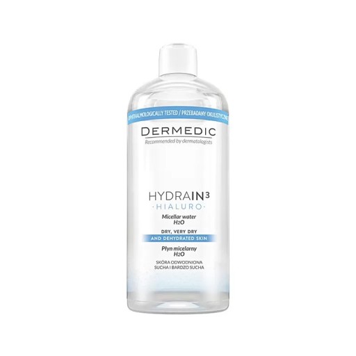 Dermedic Hydrain 3 hyaluro micelárna tekutina, 500 ml