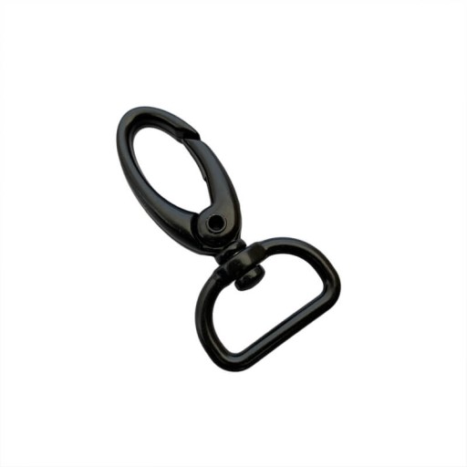 Karabína 20x50mm Čierna pololesklá nehrdzavejúca oceľ