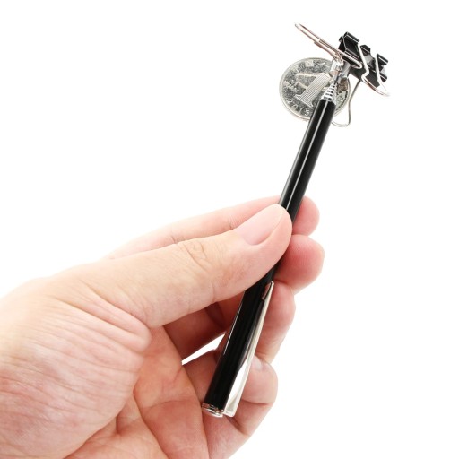 MAGNETICKÝ UCHOVÁVAČ TELESKOPICKÝ MAGNET SKLADACÍ DLHÝ SILNÝ 61 CM