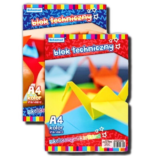Technický blok A4 Farebná schéma