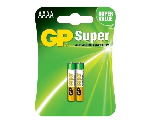Diaľkové ovládanie 2x GP 25A AAAA 1,5V LR61 alkalická batéria