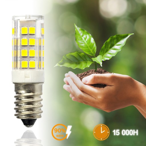 E14 LED žiarovka T25 CHLADNIČKA 5W 40W LUMILED 6500K