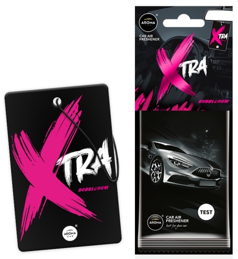 AROMA CAR X-TRA CARD VÔŇA VÔŇA BUBLIČKA OSVIEŽOVAČ AUTA