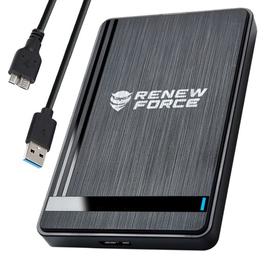 Zásuvka HDD Kryt pevného disku SSD 2,5'' SATA až 5 Gbps USB 3.0