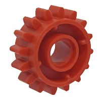 Spojka LEGO Sprocket 16 červená 18946 - 6 ks