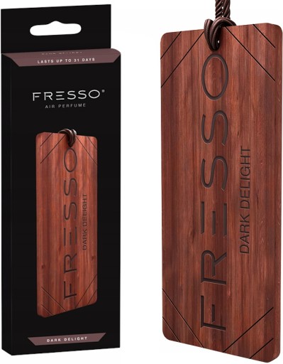 FRESSO DARK DELIGHT DREVENÝ VOŇANÝ PRÍvesok DO AUTA