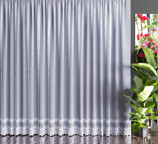 Žakárový záves Vzor 628d109 výška 160cm (od trámu) VÝPREDAJ