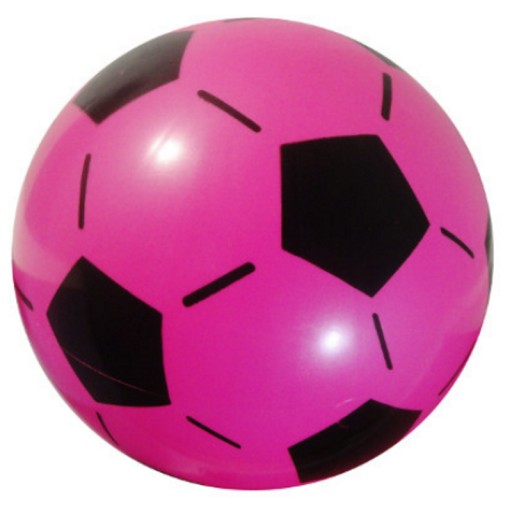FAREBNÝ GUMOVÝ FUTBAL PRE ZÁBAVNÚ HRU, 23 CM
