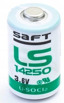 1x SAFT lítiová batéria LS14250 14250 3,6V 1/2AA