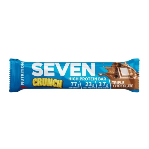 7NUTRITION SEVEN CRUNCH BAR 77G TRIPLE CHOCO