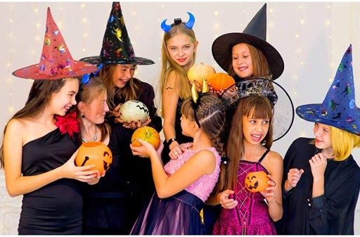 ČARODOČINNÝ KLOBÚK MAGICKÝ HALLOWEENSKÝ PLES