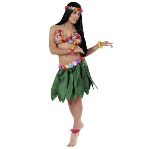 HAVAJSKÁ PODPRSENKA FAREBNÉ KVETY HAWAII PARTY