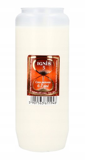 IGNIS vložky do olejových sviečok 18 cm 6 - 7 dní