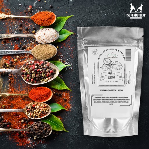 SUŠENÁ BAZALKA 100g, HODNOTENIE ČERSTVÝ LIST, AROMATICKÁ DO PIZZY, CHUTNÁ