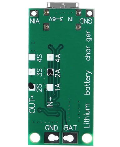 NABÍJACÍ MODUL BATÉRIE Li-Ion 18650 USB-C 4S 4A