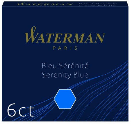 Waterman International krátke perá, 6 ks