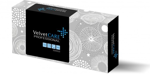 Univerzálne hygienické obrúsky VELVET, krabička 100 ks x4