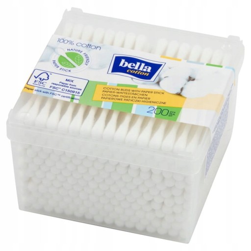 BELLA HYGIENICKÉ TYČKY 200 KS BAL