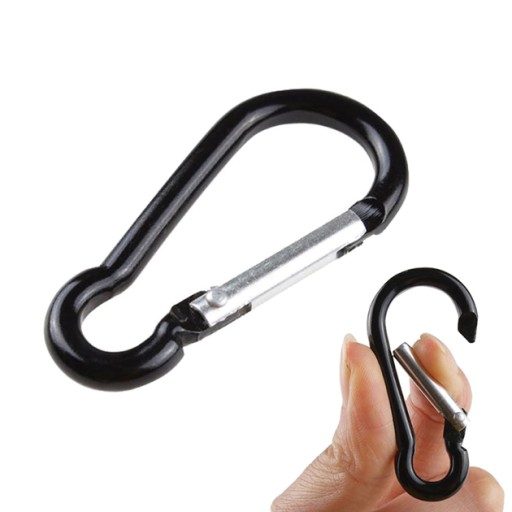 Závesný háčik na karabínku KEYS CRABINER, mix farieb, 4,5 cm