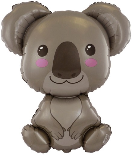 Narodeninový fóliový balónik s medvedíkom koalou 61 cm