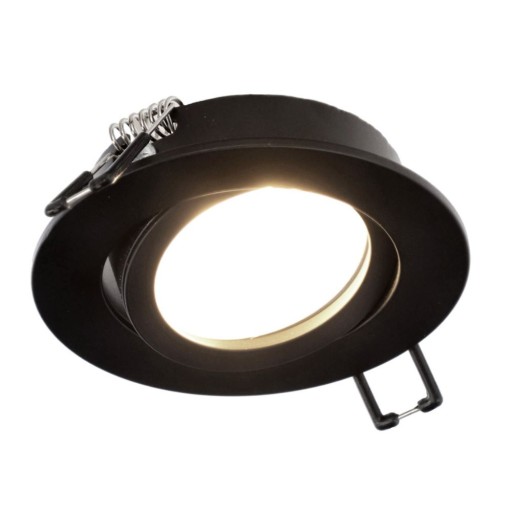 Okrúhle stropné svietidlo AKTYN 1 OV Black IP20 EDO777122