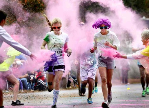 Farebné HOLI POWDER Festival FIALOVÁ Fialová 70g Holli