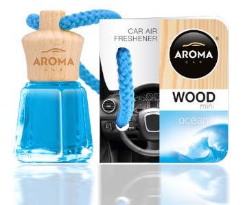 Aróma Drevená fľaša Elegantná vôňa do auta