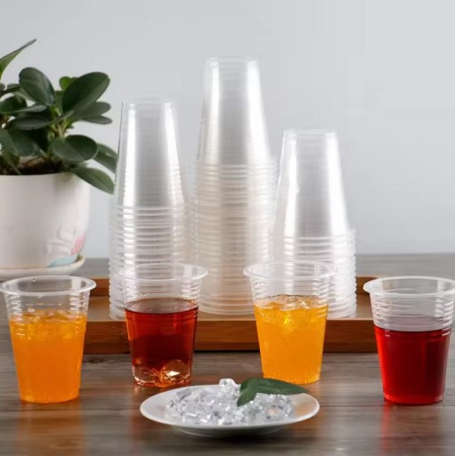 Priehľadné plastové poháre 200 ml, 100 kusov