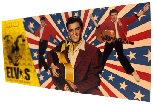 ELVIS PRESLEY Jedinečná pozlátená zberateľská bankovka