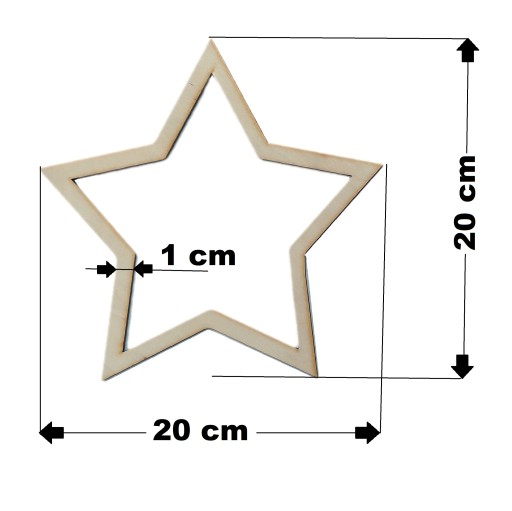 Star Ring Base Lapač snov Macrame 20 cm 1 ks
