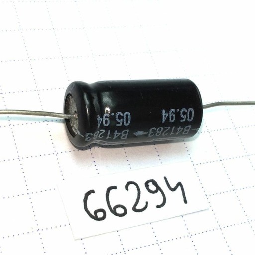 Elektrolytový kondenzátor 220uF 16V 9x19 axiálny