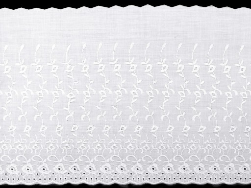 ANGLICKÁ VÝŠIVKA ČIPKA 29,5 CM BIELA