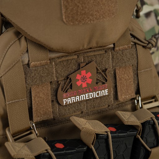 Nášivka na suchý zips VIKING EVAC M-TAC DRAKKAR SHIP PARAMEDYK MORALE COYOTE